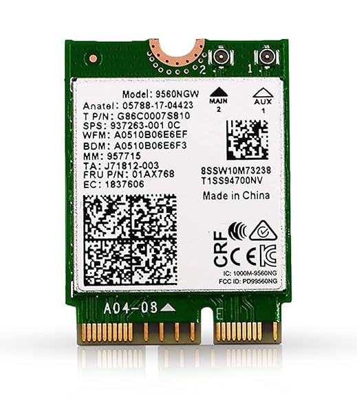 HighZer0 Electronics HighZer0 AC 9560 WiFi Adapter: Dual Band 802.11ac, 1.73 Gbps, Bluetooth 5.1 for Windows & Linux - Intel 8th/9th Gen Compatible