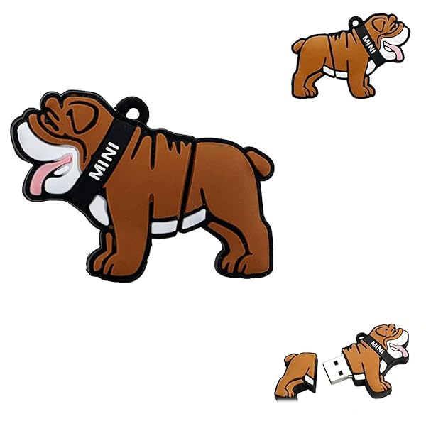 16GB Bulldog USB Jump Drive Novelty Flash Drive for Easy Data Storage and Transfer