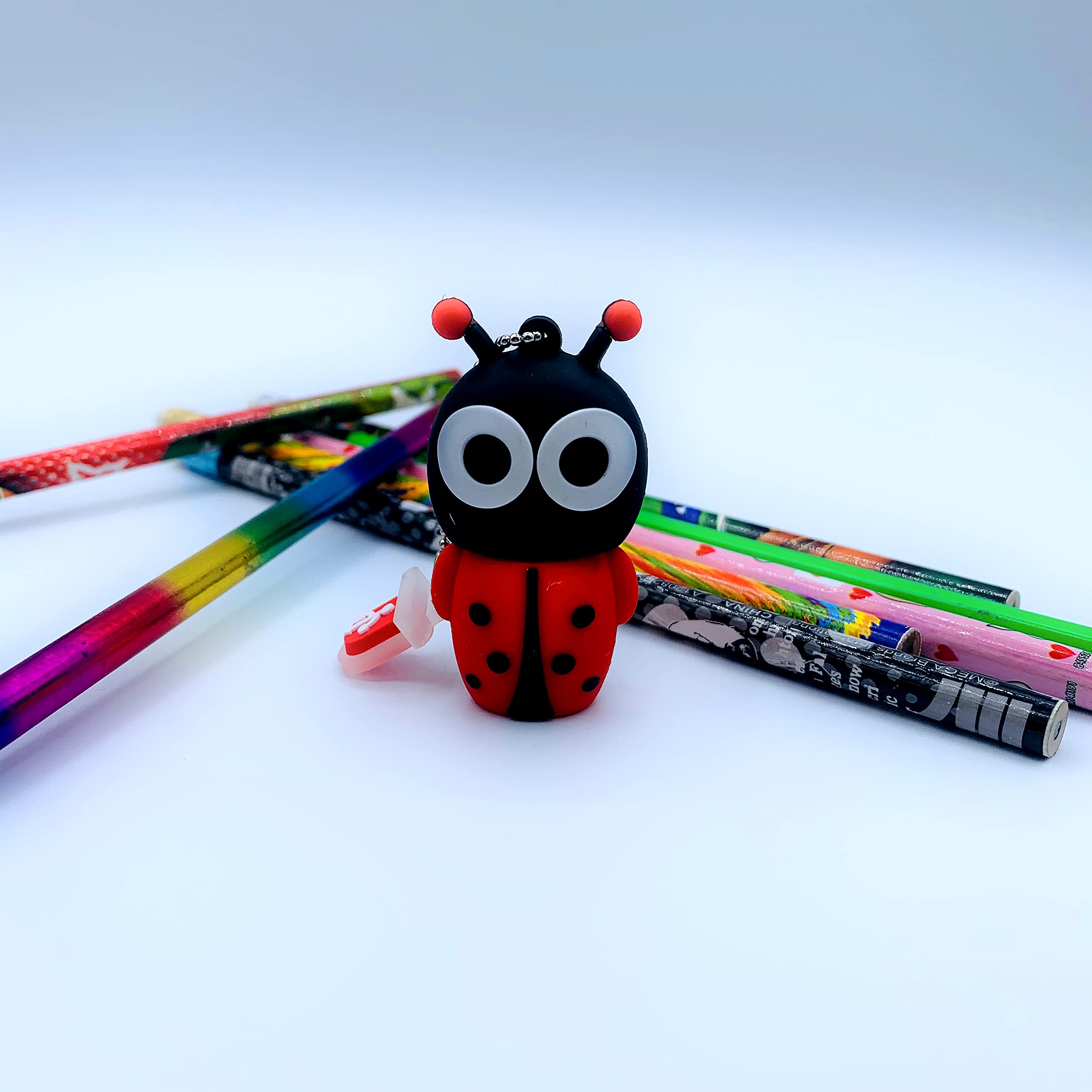 16 GB Ladybug Flash Drive USB Fun Thumbdrive for Easy Storage and Quick Data Transfer - View 3 of 6