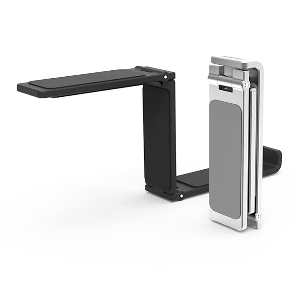 Zalman Zalman Z-Holder Silver Foldable Compact Headphone Hook Aluminum ZM-FH10 for Organized Audio Accessories - View 6 of 6