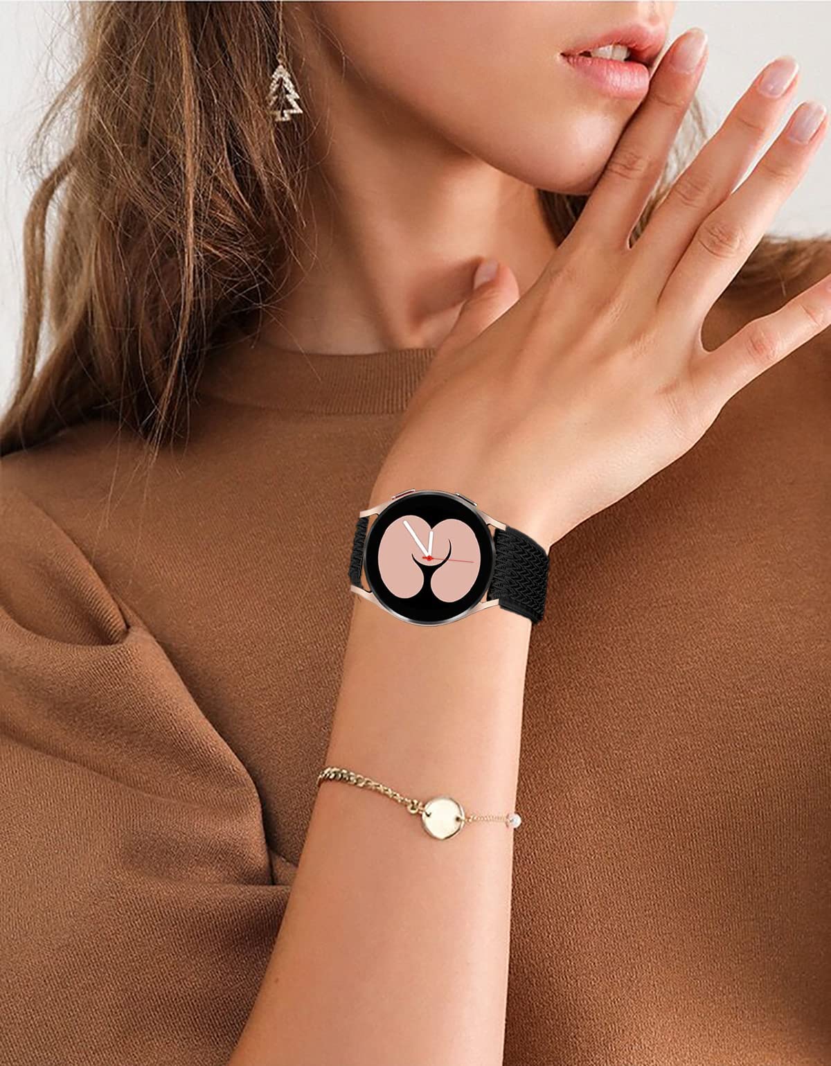 Olytop Olytop Elastic Bands for Galaxy Watch 7 6 4 Classic Bands 47mm 46mm 43mm 42mm 5 Pro Band 45mm,Samsung Galaxy Watch 7 FE 6 5 4 Strap 44mm 40mm Active - View 8 of 8