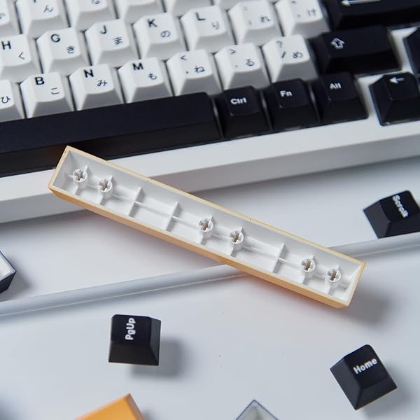 Sumgsn 133 Keys Japanese Keycap Set Cherry Profile Dye Sub PBT Black White Compatible with 61 64 87 104 108 Cherry MX Switches Mechanical Keyboard - View 9 of 9