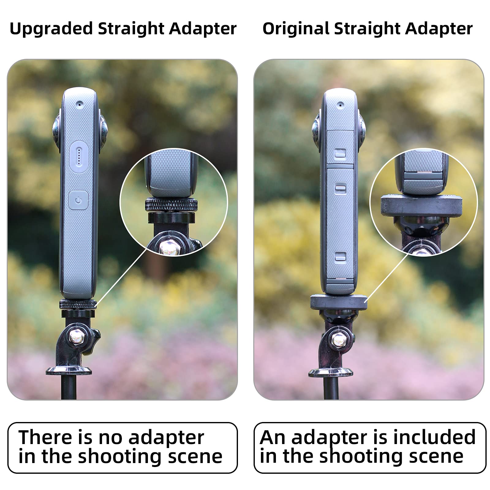 SKEZN 1/4 Inch Aluminum Camera Mount Adapter for GoPro Hero 13 12 11 10 9 8 and Other Action Cameras 2 Pack - View 3 of 7