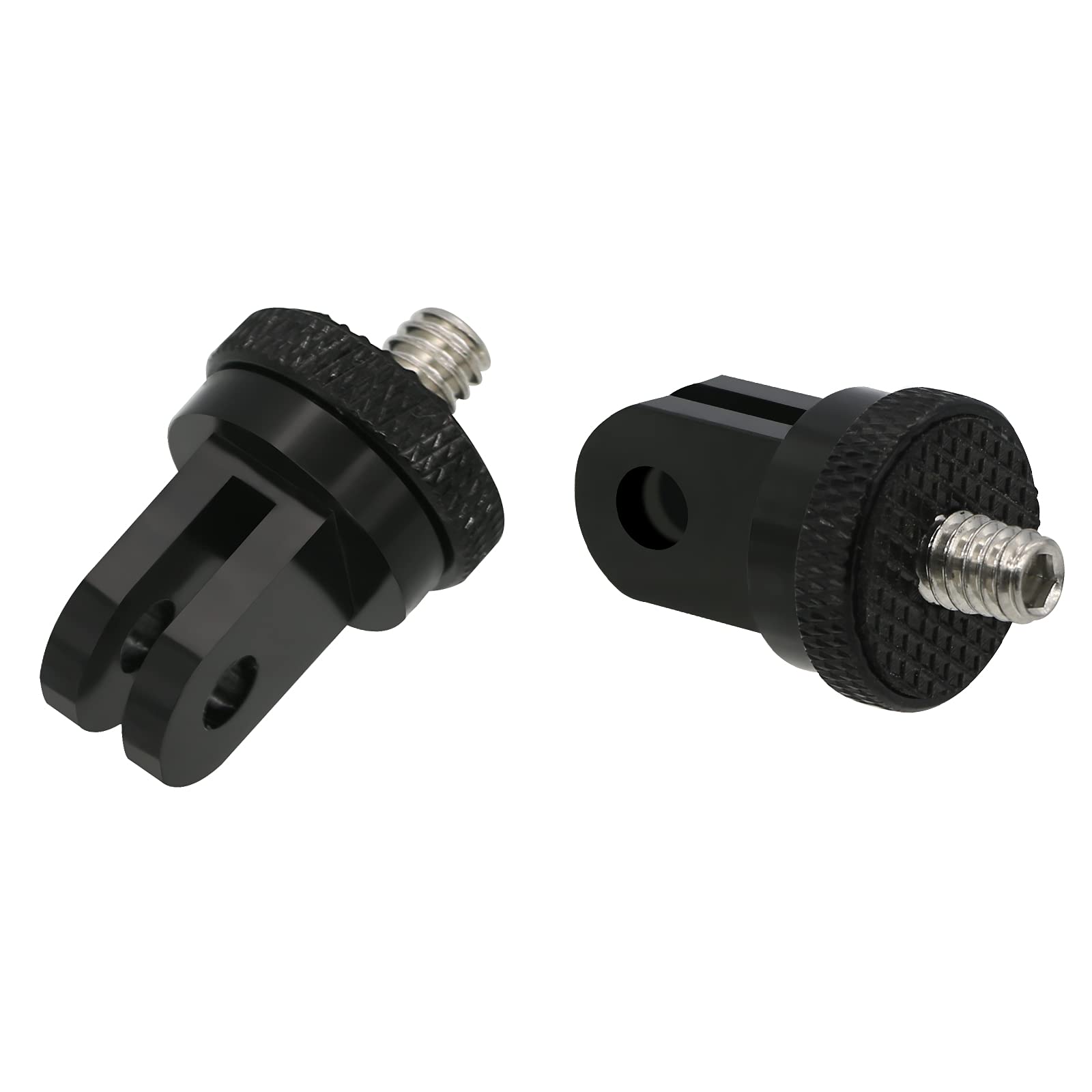SKEZN 1/4 Inch Aluminum Camera Mount Adapter for GoPro Hero 13 12 11 10 9 8 and Other Action Cameras 2 Pack