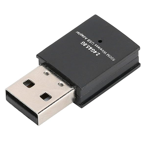 ASHATA ASHATA USB Bluetooth Dongle 600Mbps Network Adapter for PC Laptop Desktop Compatible with Windows and Android - View 9 of 10