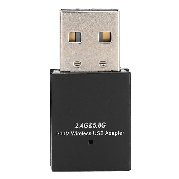 ASHATA ASHATA USB Bluetooth Dongle 600Mbps Network Adapter for PC Laptop Desktop Compatible with Windows and Android - View 2 of 10