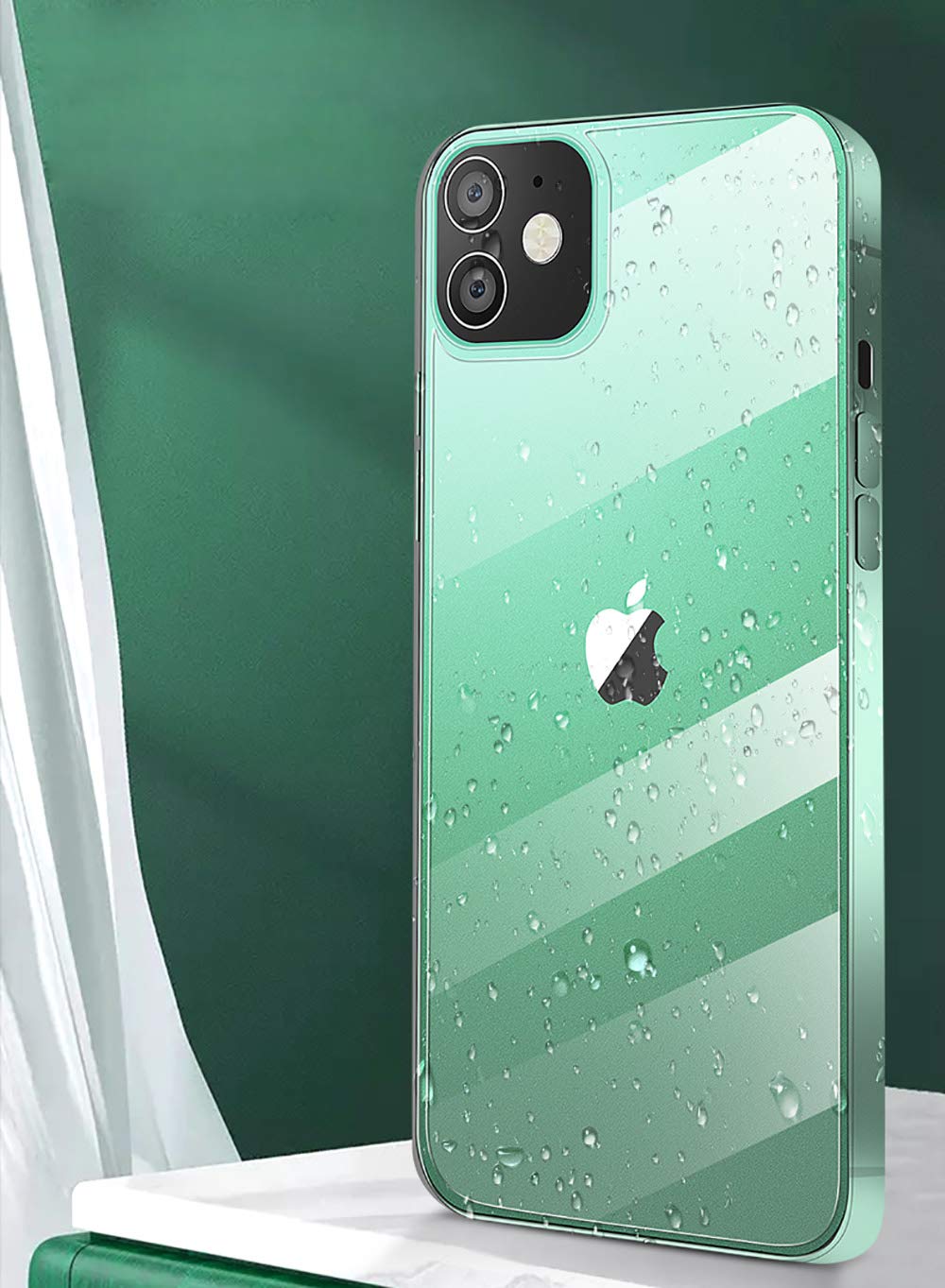 AKWOX (4-Pack) Tempered Glass Screen Protectors for iPhone 12 Mini 5.4-inch with Back Covers, Akwox 9H Front Screen Protector and Back Screen Protector for - View 5 of 7