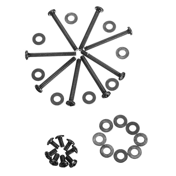 Denpetec Durable Metal Water Cooling Radiator Fitting Screws Fan Mounting Screw Kit Black - View 3 of 8