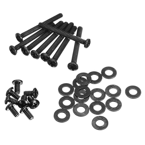 Denpetec Durable Metal Water Cooling Radiator Fitting Screws Fan Mounting Screw Kit Black - View 4 of 8