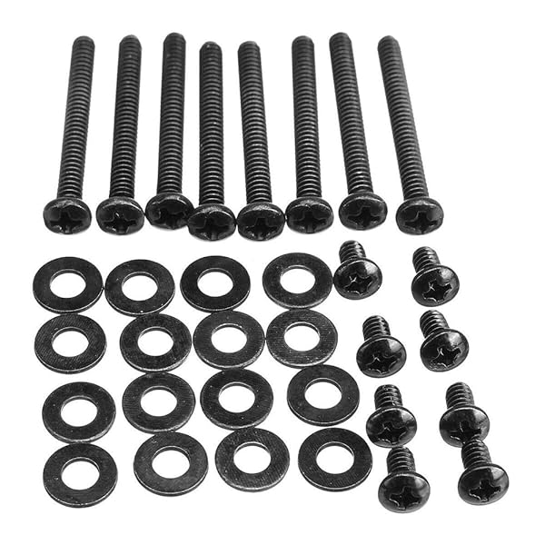 Denpetec Durable Metal Water Cooling Radiator Fitting Screws Fan Mounting Screw Kit Black - View 6 of 8