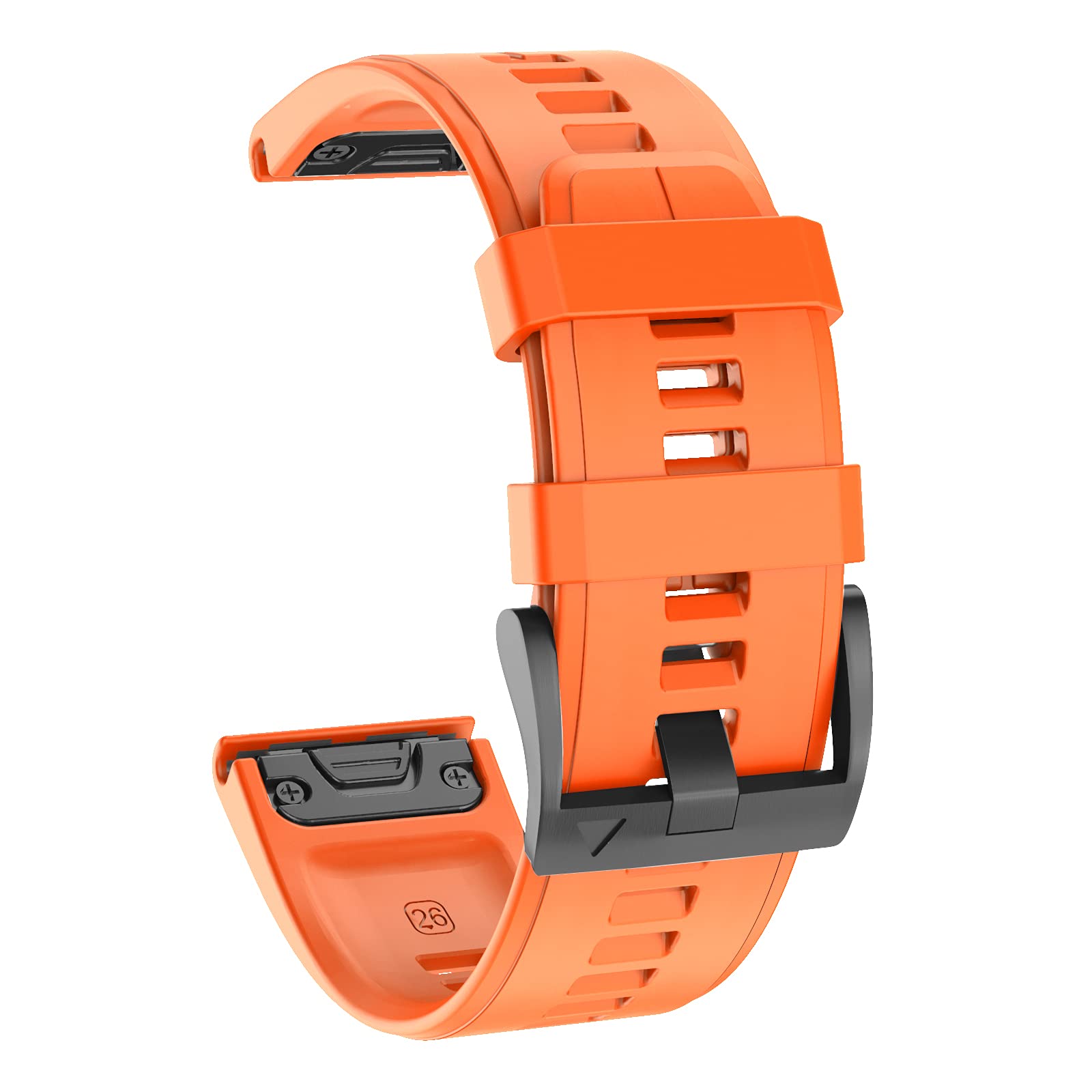 OVERSTEP OVERSTEP Compatible with Garmin Fenix 5X Band 26mm Width Soft Silicone Watch Strap for Fenix 6X Fenix 7X Fenix 5X Plus Fenix 6X Pro Fenix 3 Fenix 3 - View 2 of 7