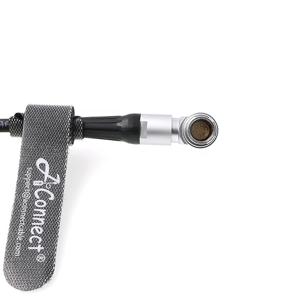 AConnect Cable Alexa Amira CAM EXT Motor 7 Pin Male to EXT 6 Pin Right Angle for ARRI cforce RF Motor cmotion cPRO Motor AConnect 60CM - View 6 of 7