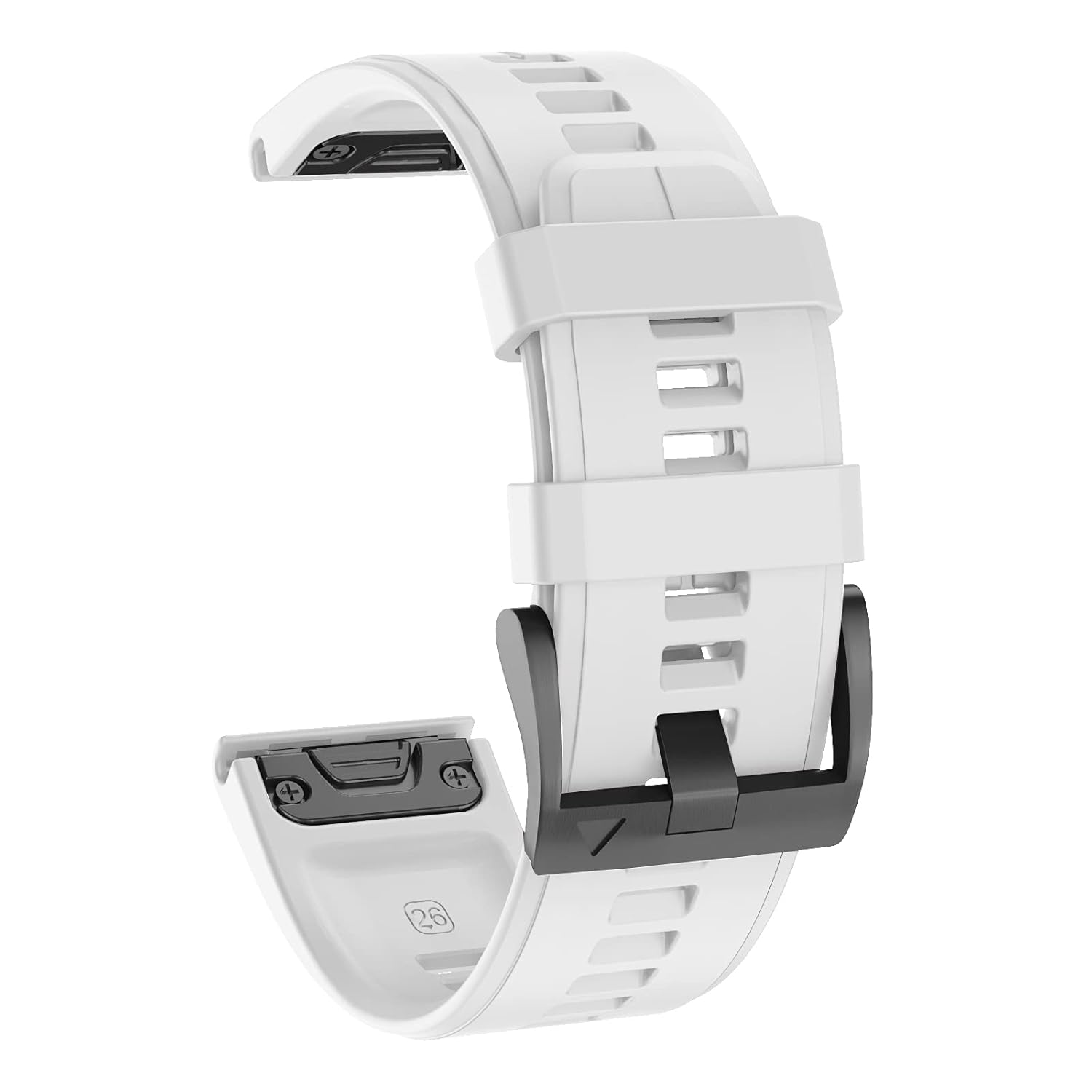 OVERSTEP OVERSTEP Compatible with Garmin Fenix 5X Band 26mm Width Soft Silicone Watch Strap for Fenix 6X Fenix 7X Fenix 5X Plus Fenix 6X Pro Fenix 3 Fenix 3 - View 2 of 9