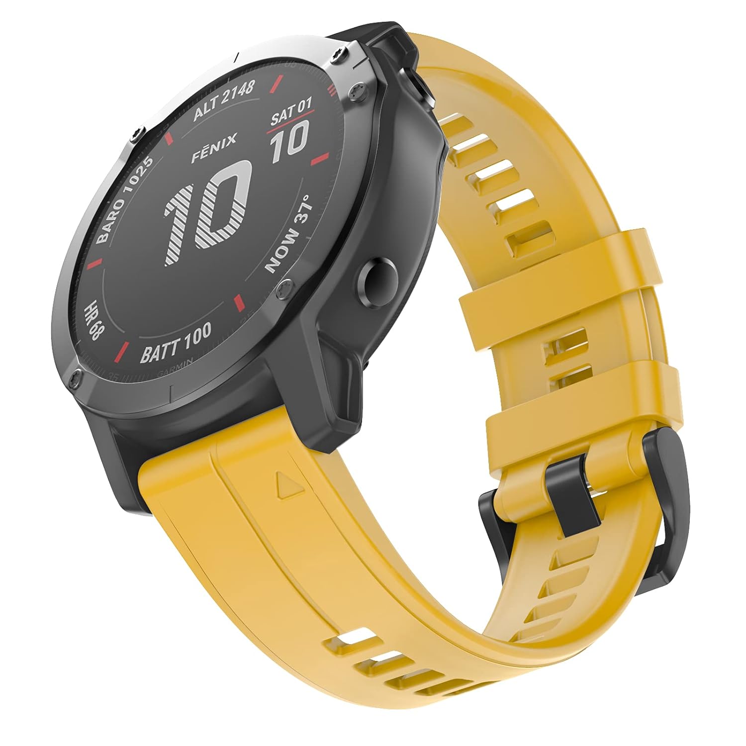 OVERSTEP OVERSTEP Compatible with Garmin Fenix 5X Band 26mm Width Soft Silicone Watch Strap for Fenix 6X Fenix 7X Fenix 5X Plus Fenix 6X Pro Fenix 3 Fenix 3 - View 9 of 9