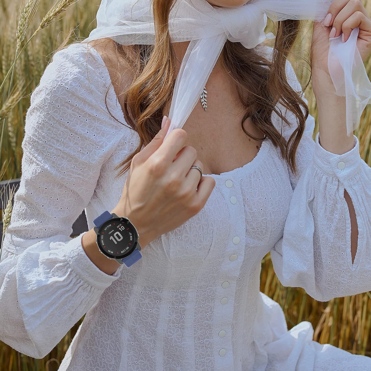 OVERSTEP OVERSTEP Replacement Band Compatible with Garmin Fenix 5x Fenix 5x Plus Fenix 6x Fenix 6x Pro Fenix 3 HR D2 Delta PX Fitness Smartwatch Accessories - View 7 of 9