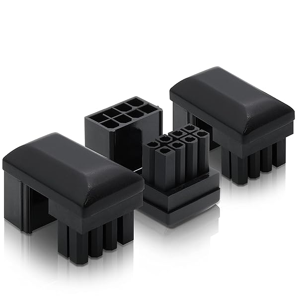EZDIY-FAB EZDIY-FAB 8 Pin U Turn 180 Degree Angle Connector Power Adapter for Desktop Graphics Card 3-Pack - View 2 of 6