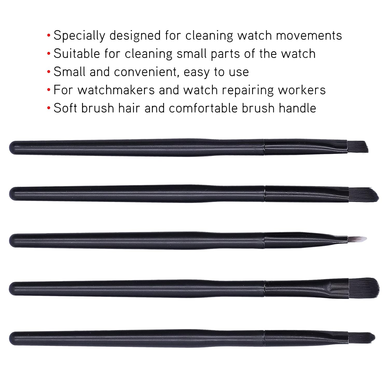 YUYTE Watch Cleaning Brush Set, Wristwatch Movement Small Part Cleaning Tool with Box, Wristwatch Dust Removal Tool for Kit for Clean Watch Crafts Jewelry - View 4 of 9