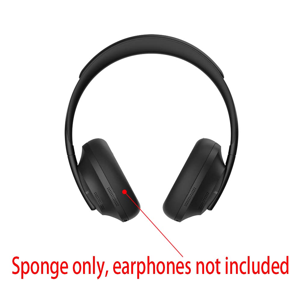 HUYUN HUYUN Protein Leather Ear Pads Replacement for Bose Headphones 700, NCH700, NC700 Headphones Earpads, Headset Ear Cushion Repair Parts (Black) - View 6 of 9