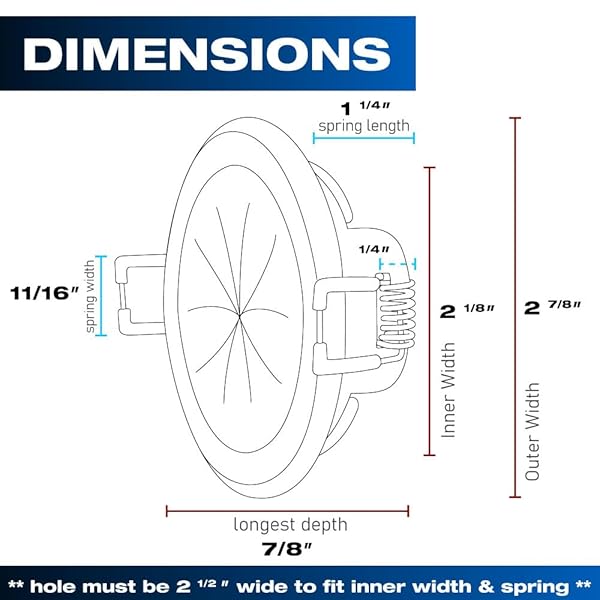 Skywalker Construct Pro Speedy Spring Lock Cable Pass Through Port 2 Inch Inner Diameter Black CON6061SPZ - View 6 of 10