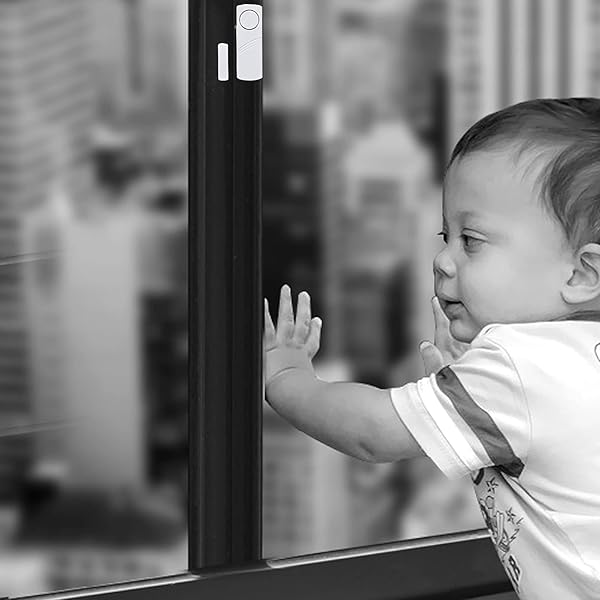 CaoXiong 10 Pack Window Magnetic Sensor Alarm for Home and Kids Safety Toddler Door Open Sensor - View 5 of 6