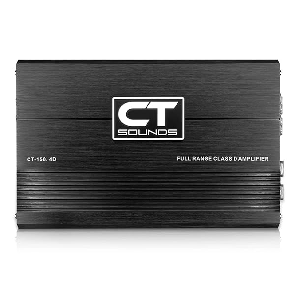 CT Sounds CT Sounds CT-150.4D: Powerful 1000W RMS Class D 4-Channel Car Audio Amplifier - View 3 of 7