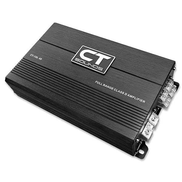 CT Sounds CT Sounds CT-150.4D: Powerful 1000W RMS Class D 4-Channel Car Audio Amplifier - View 4 of 7