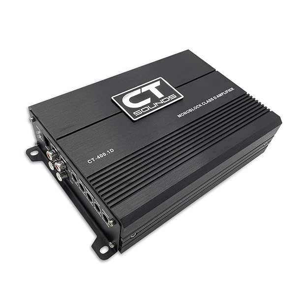 CT Sounds CT Sounds CT-400.1D Compact Class D Car Audio Monoblock Amplifier 400 Watts RMS for Powerful Sound Performance - View 4 of 7
