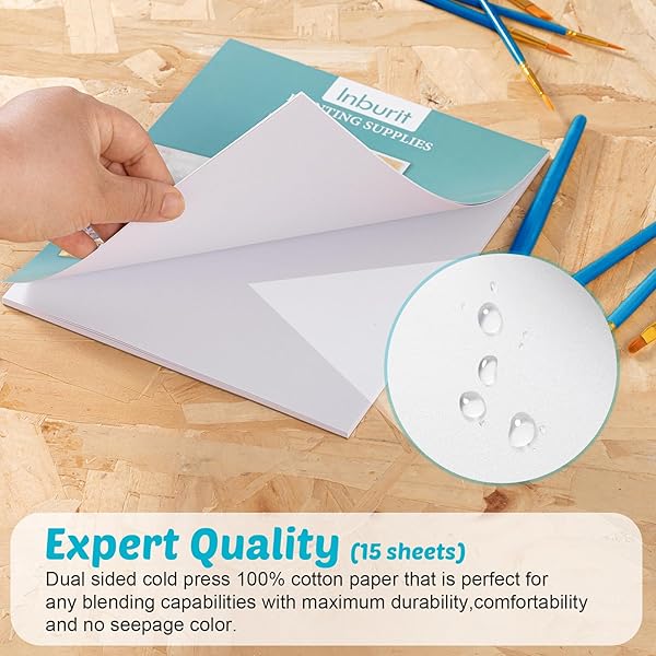 Inburit Inburit Art Paint Set for Kids with Canvas Panels Brushes Acrylic Paints and Easel Ideal for Students Beginners and Creative Fun - View 8 of 9