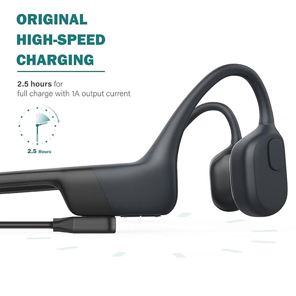 TUSITA TUSITA 2 Pack Magnetic Charger for AfterShokz Aeropex SHOKZ OPENCOMM OPENRUN PRO OPENRUN OPENRUN Mini USB Charging Cable 3.3ft Black - View 5 of 7