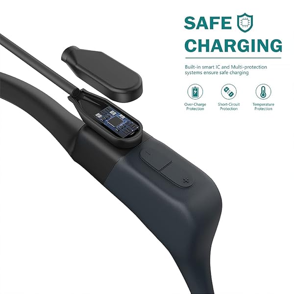 TUSITA TUSITA 2 Pack Magnetic Charger for AfterShokz Aeropex SHOKZ OPENCOMM OPENRUN PRO OPENRUN OPENRUN Mini USB Charging Cable 3.3ft Black - View 6 of 7