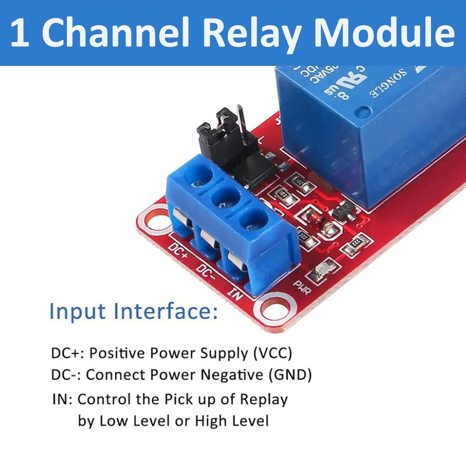 AEDIKO AEDIKO 10pcs Relay Module DC 12V Relay Board 1 Channel with Optocoupler Isolation Support High or Low Level - View 4 of 9
