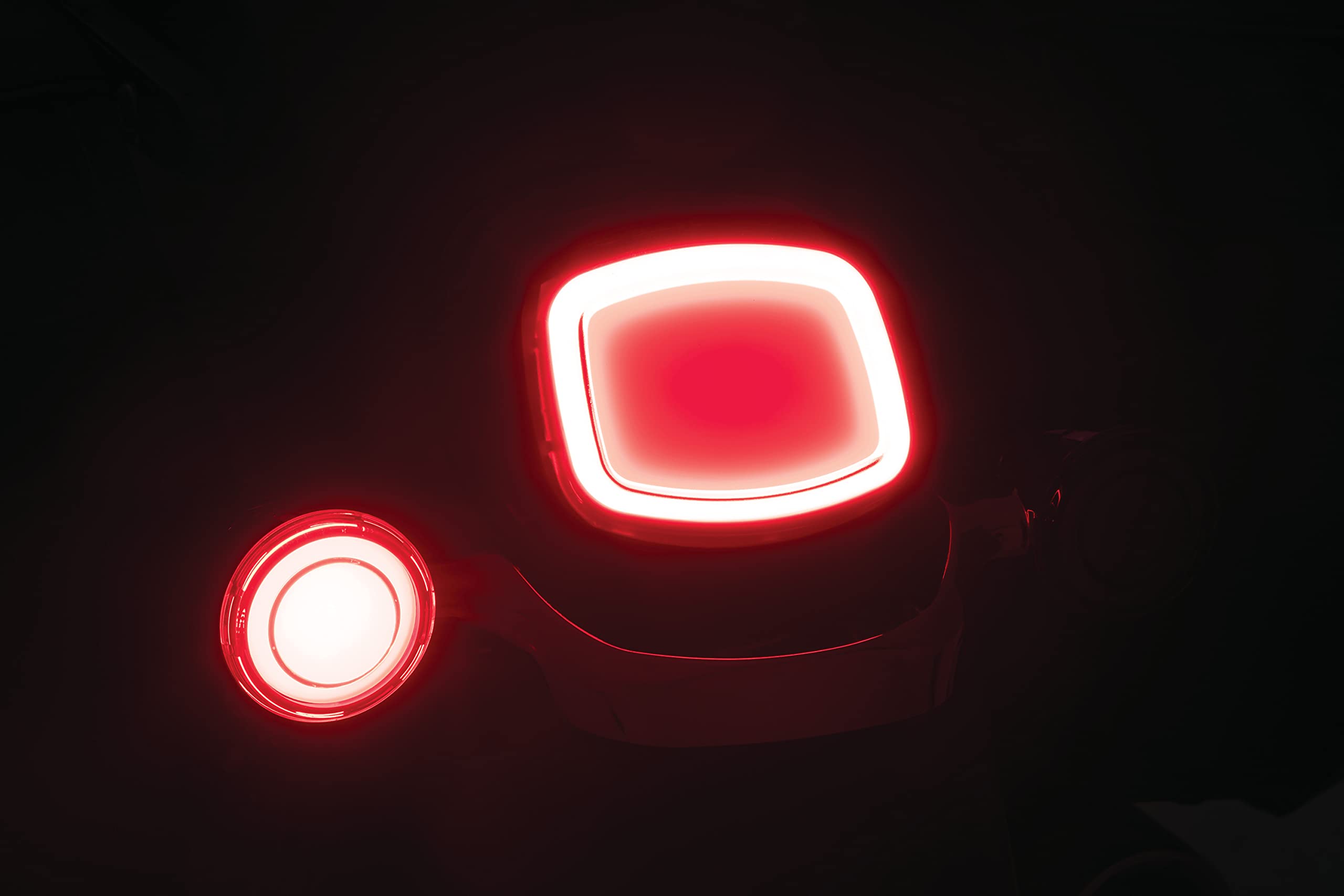 Kuryakyn Kuryakyn 2912 Motorcycle Lighting Accessory: Tracer LED Taillight Without License Plate Illumination, Red - View 3 of 5