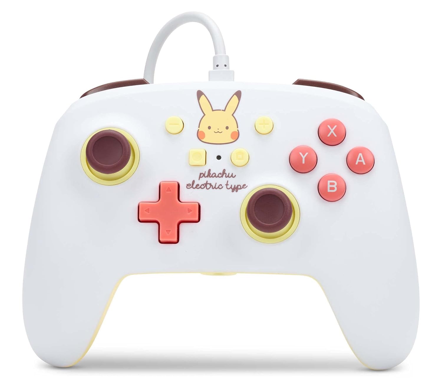 PowerA PowerA Enhanced Wired Controller for Nintendo Switch Pikachu Electric Type Gaming Accessory