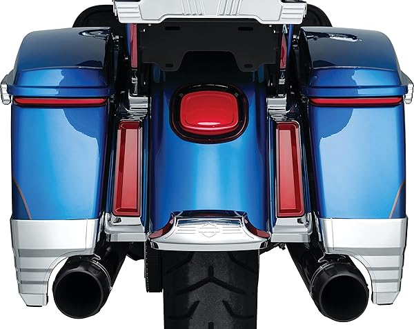 Kuryakyn Upgrade Your Ride: Kuryakyn 2910 Tracer LED Taillight with License Plate Illumination - Red Motorcycle Lighting Accessory - View 8 of 11