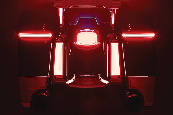 Kuryakyn Upgrade Your Ride: Kuryakyn 2910 Tracer LED Taillight with License Plate Illumination - Red Motorcycle Lighting Accessory - View 11 of 11