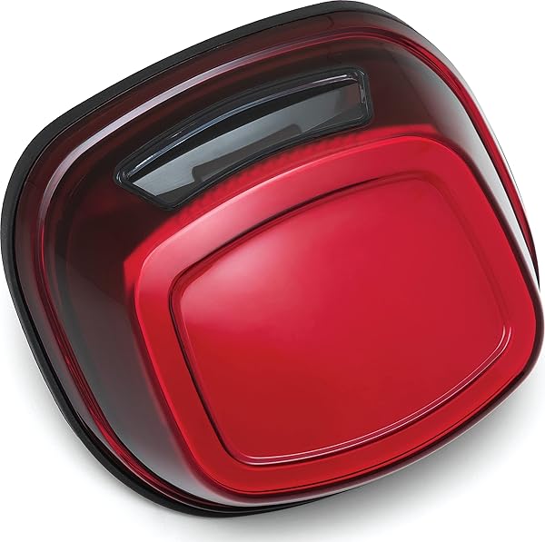 Kuryakyn Upgrade Your Ride: Kuryakyn 2910 Tracer LED Taillight with License Plate Illumination - Red Motorcycle Lighting Accessory - View 2 of 11
