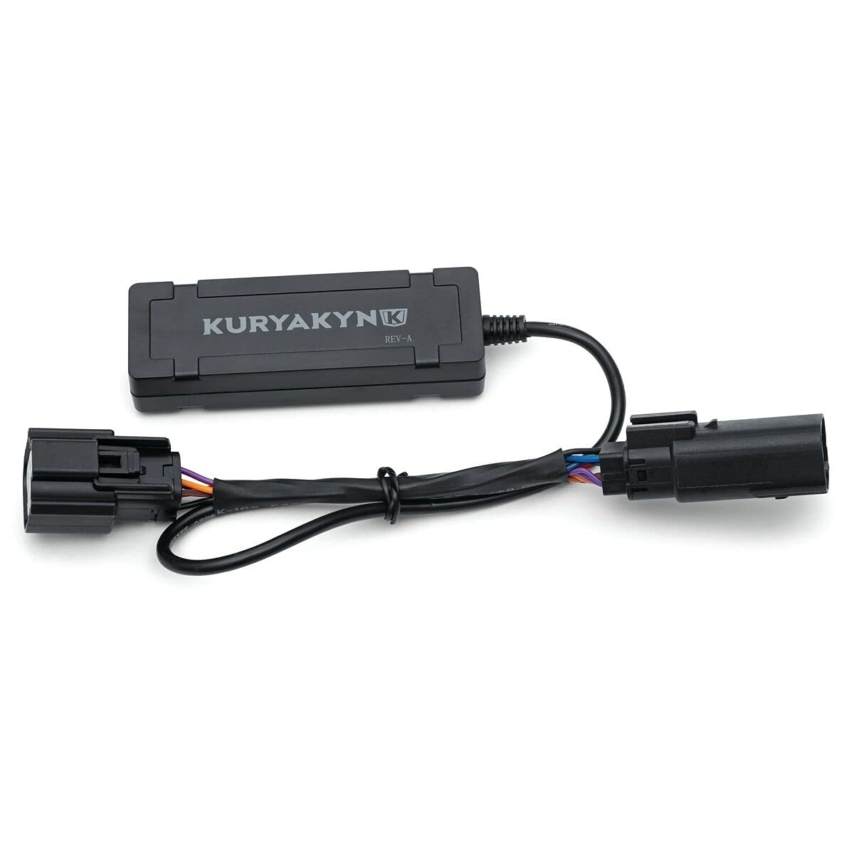 Kuryakyn 2998 Motorcycle Lighting Accessory: Turn Signal Regulator with Molex Connectors, 6-Pin, Black
