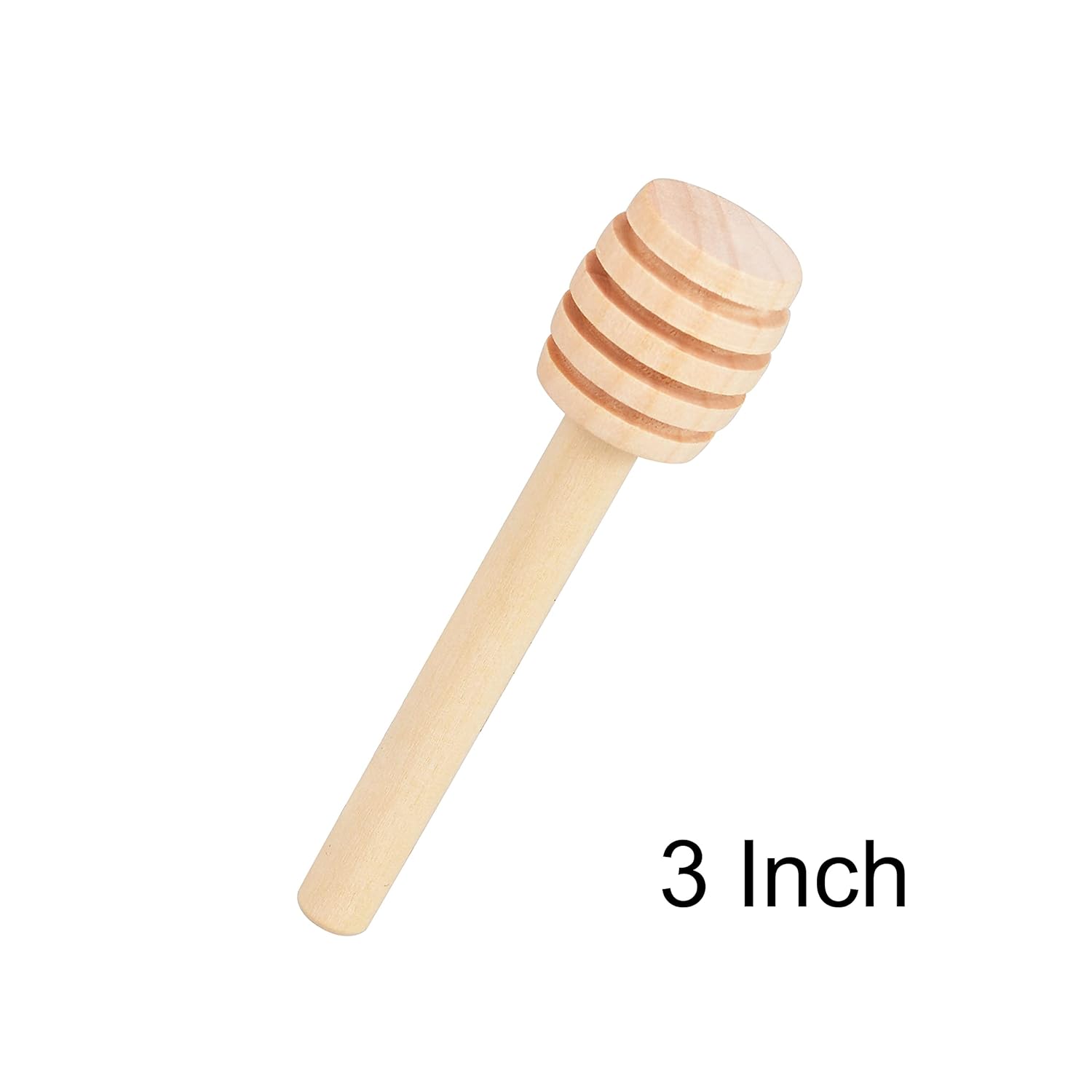 Ucheom Ucheom Wooden Honey Dipper Sticks, 3Pcs Mini Honey Spoon for Honey Jar Dispense Mixing Stirrer - View 3 of 6