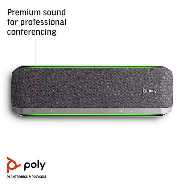 POLY Poly Sync 60 Smart Speakerphone: USB-A/C & Bluetooth for Teams, Zoom - Perfect for Conference Rooms - View 5 of 8