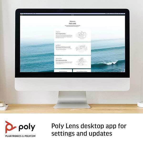 POLY Poly Sync 60 Smart Speakerphone: USB-A/C & Bluetooth for Teams, Zoom - Perfect for Conference Rooms - View 7 of 8