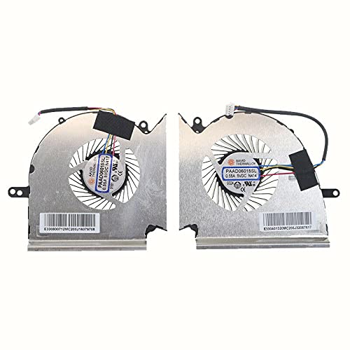 SYW·pcparts Replacement Fan Set for MSI GE75 Raider GL75 GP75 Leopard MS-17E2 CPU and GPU Cooling - View 3 of 3