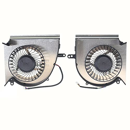 Replacement Fan Set for MSI GE75 Raider GL75 GP75 Leopard MS-17E2 CPU and GPU Cooling