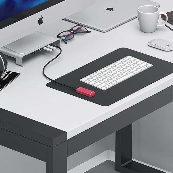 SABRENT SABRENT 1TB Rocket Nano SSD - Ultra-Fast External Aluminum Drive Up to 1000MB/s (Red) - SB-1TB-NANO-RED - View 9 of 9