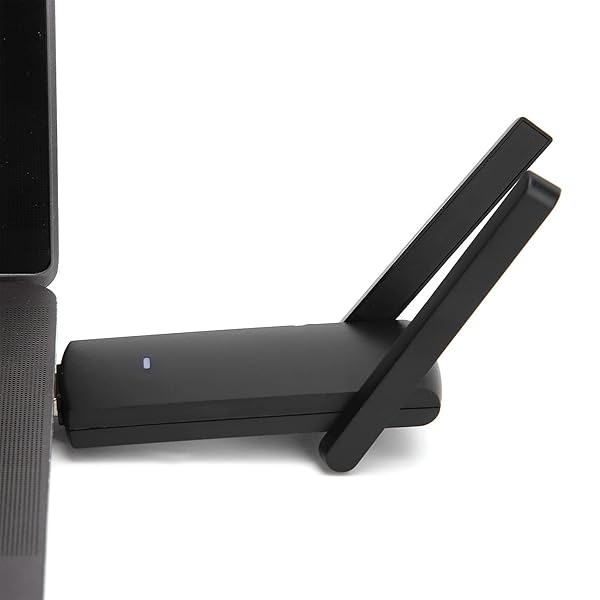 Zunate CF-924AC V2 Adapter Network Card 1300M USB Receiver Dual Band 2.4GHz 5.8GHz High-Speed Internet Access with Heat Dissipation Hole - View 9 of 10