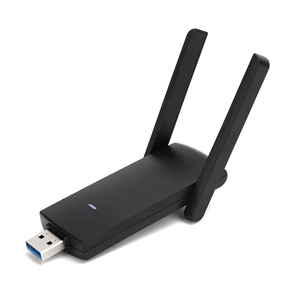 Zunate CF-924AC V2 Adapter Network Card 1300M USB Receiver Dual Band 2.4GHz 5.8GHz High-Speed Internet Access with Heat Dissipation Hole - View 2 of 10