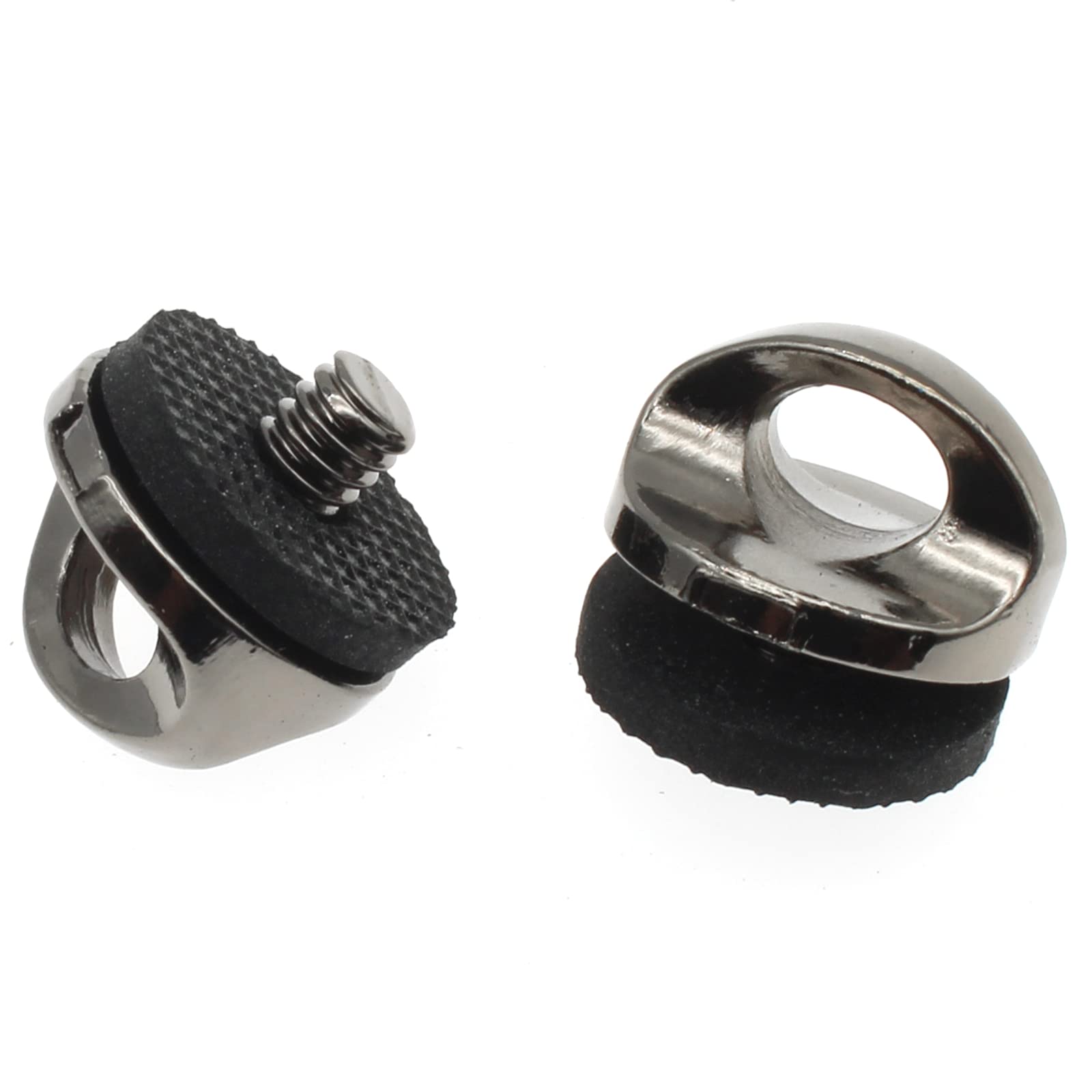 OZXNO 1/4 Thread Camera Neck Strap Screw Holder Zinc Alloy with Rubber Washer 2Pcs for Secure Camera Attachment - View 2 of 4