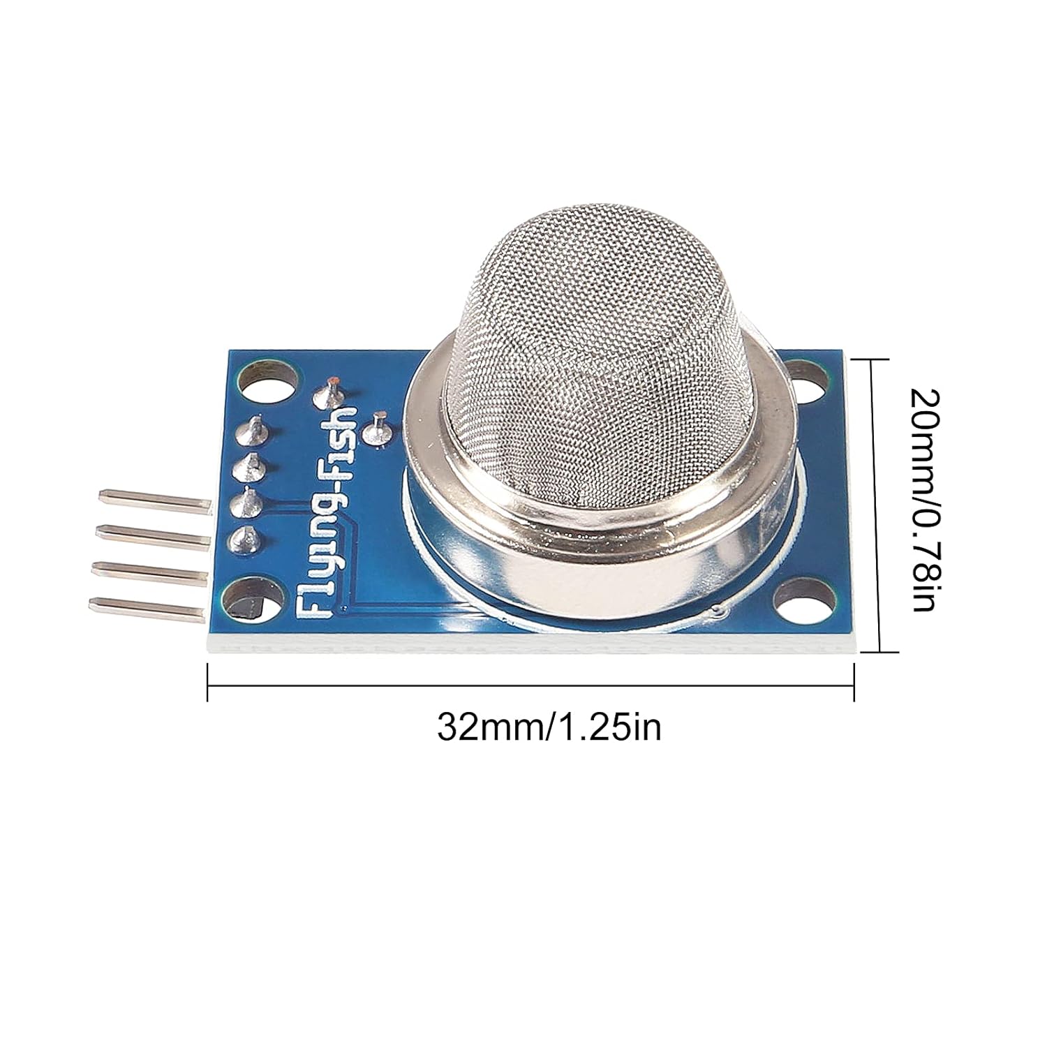 ACEIRMC ACEIRMC 5pcs MQ5 MQ-5 Methane Natural Gas Sensor Shield Liquefied Electronic Detector Module for Arduino Raspberry Pi ESP8266 MQ5 5V DC (MQ-5) - View 2 of 9