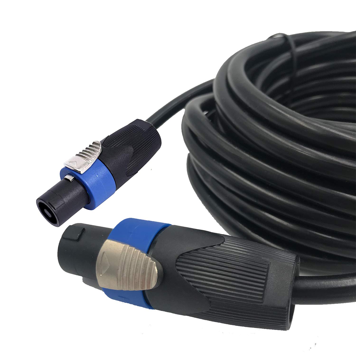 ROCMUZZK ROCMUZZK 2 Pack 50ft Pro Speakon to Speakon Cable, Pair 12AWG Patch Cords, Professional Speakon Audio Cable Cord with NL4FC Connectors - View 8 of 8