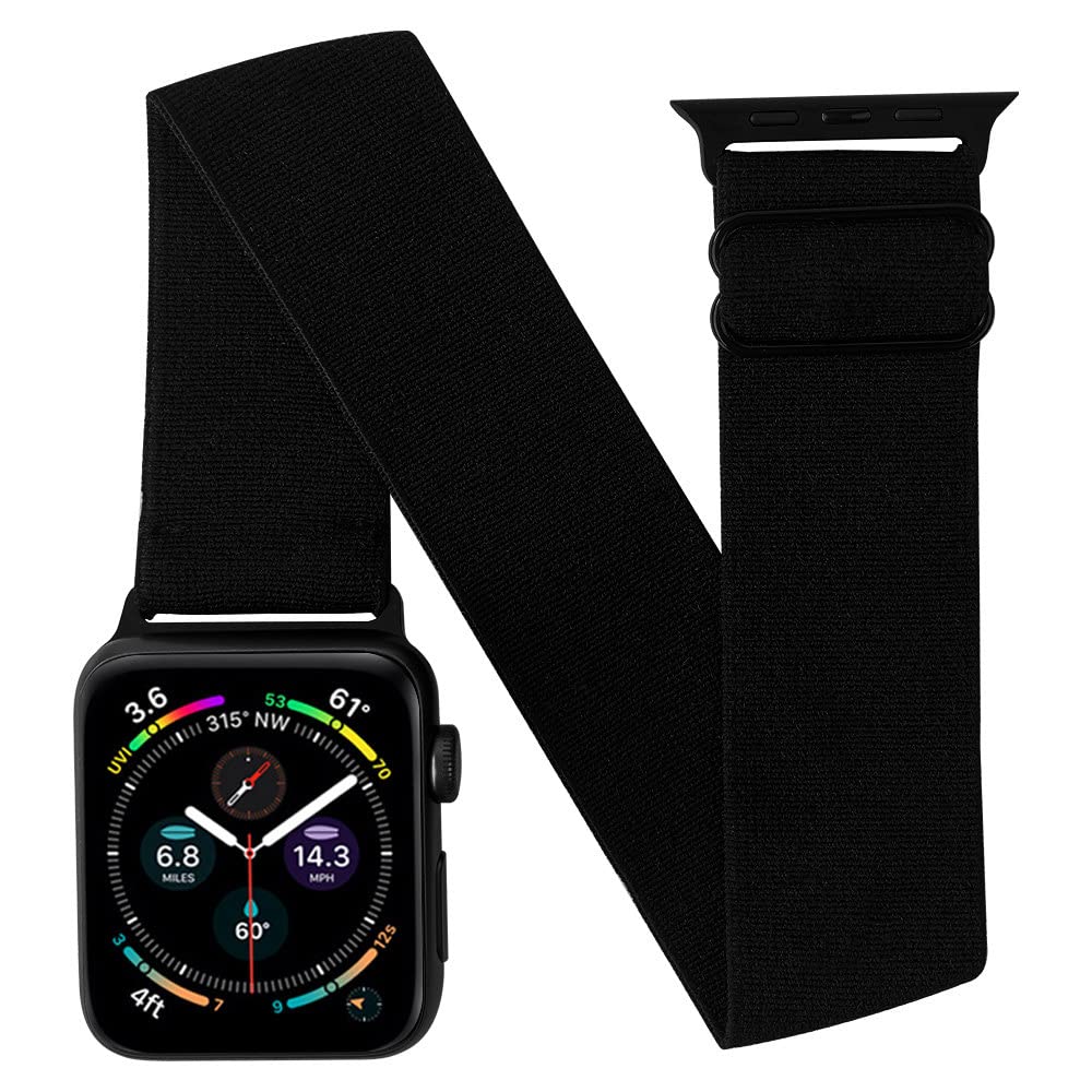 IFCASE IFCASE Elastic Arm Ankle Band Compatible with Apple Watch 41mm 40mm 42mm iWatch Series 10 9 8 7 6 5 4 SE, Sport Strap Unisex Armband or Ankleband - View 5 of 9