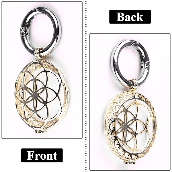 VIIVY VIYIV VIIVY VIYIV Protective Case for Apple AirTag Anti-Scratch Keychain Cover Holder with Key Ring for Women and Girls Car Keys Finder - View 8 of 10